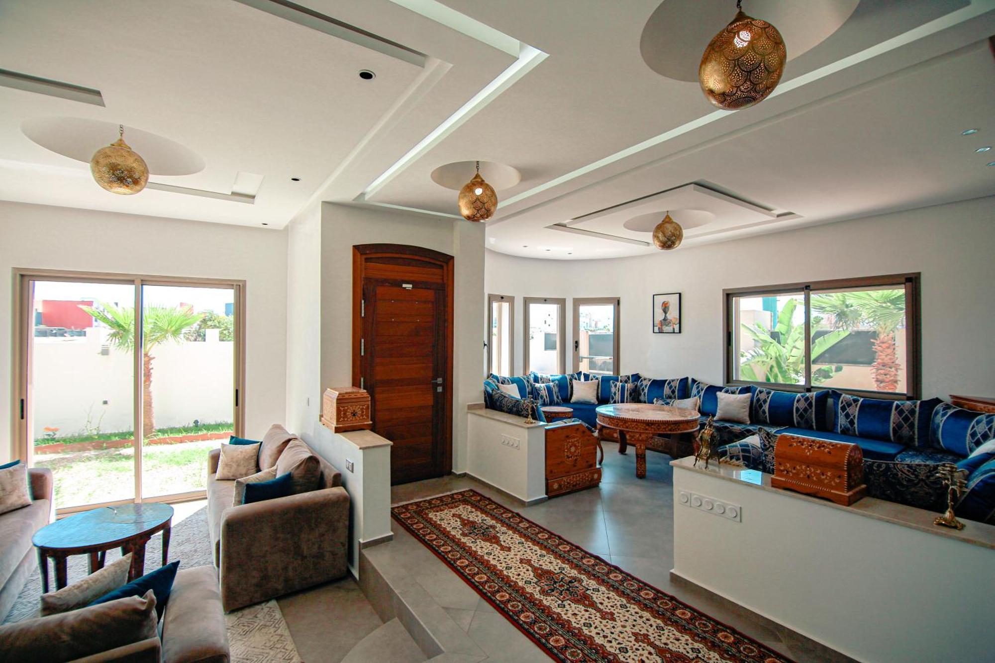 Villa Moderne A 5 Min De La Plage Avec Jardin Et 3 Salons Ес-Сувейра Екстер'єр фото