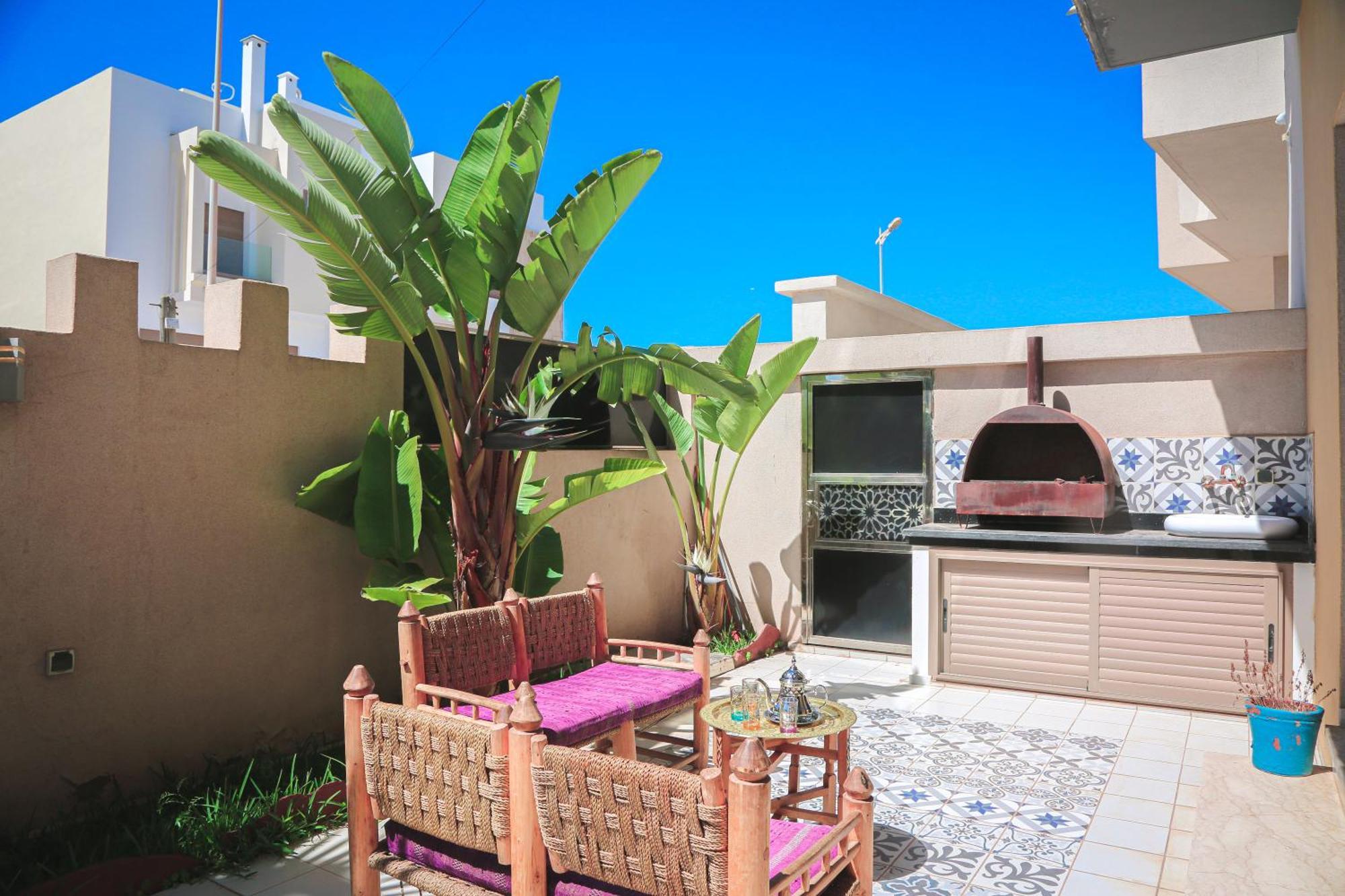 Villa Moderne A 5 Min De La Plage Avec Jardin Et 3 Salons Ес-Сувейра Екстер'єр фото